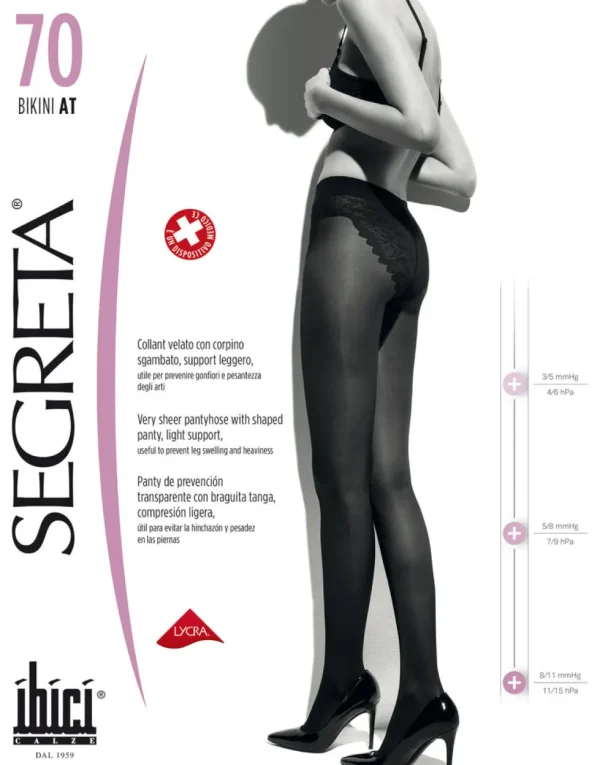 Women Segreta Bikini 70 Support Pantyhose