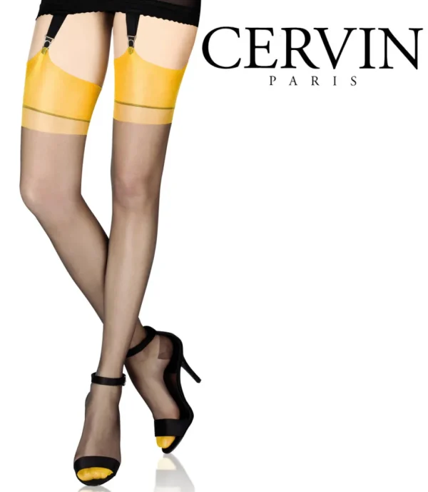 Women Cervin Capri 15 Bicolore Stocking