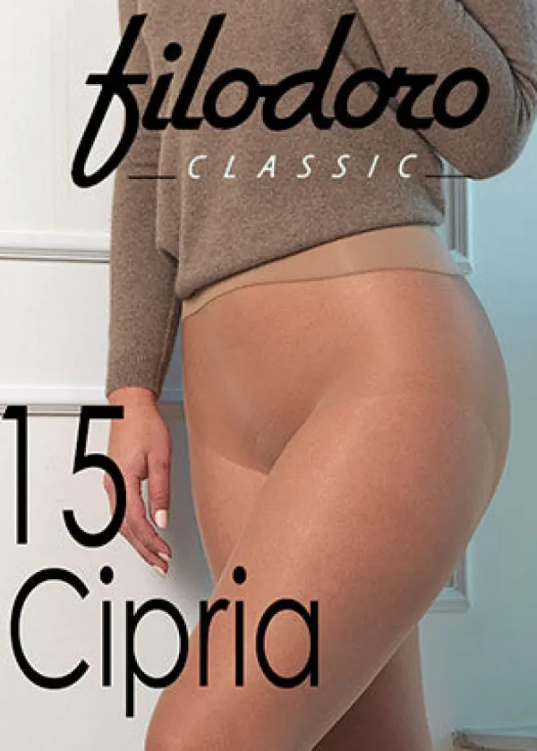 Women Filodoro Cipria 15 Seamless Pantyhose