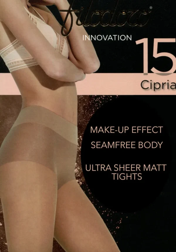 Women Filodoro Cipria 15 Seamless Pantyhose