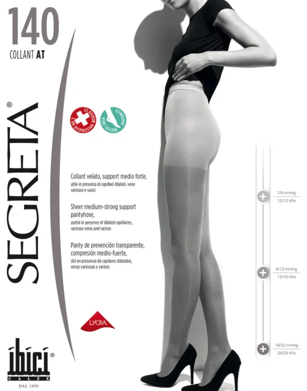 Women Segreta Collant 140 Support Pantyhose