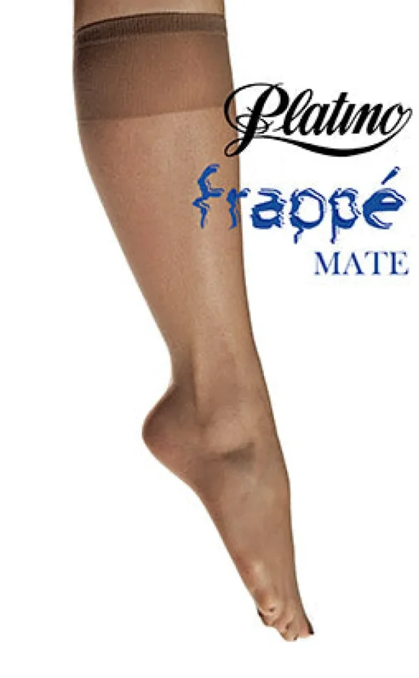 Women Platino Frappe Mate 10 Knee Highs