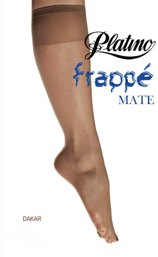 Women Platino Frappe Mate 10 Knee Highs