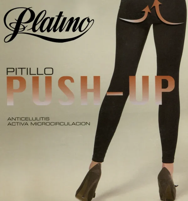 Women Platino Pitillo Push Up Leggings