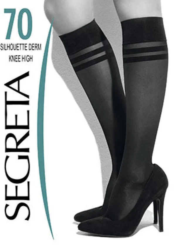 Women Segreta Silhouette Derm 70 Knee Highs