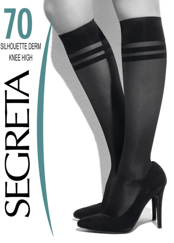 Women Segreta Silhouette Derm 70 Knee Highs