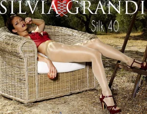 Women Silvia Grandi Silk 40 Pantyhose