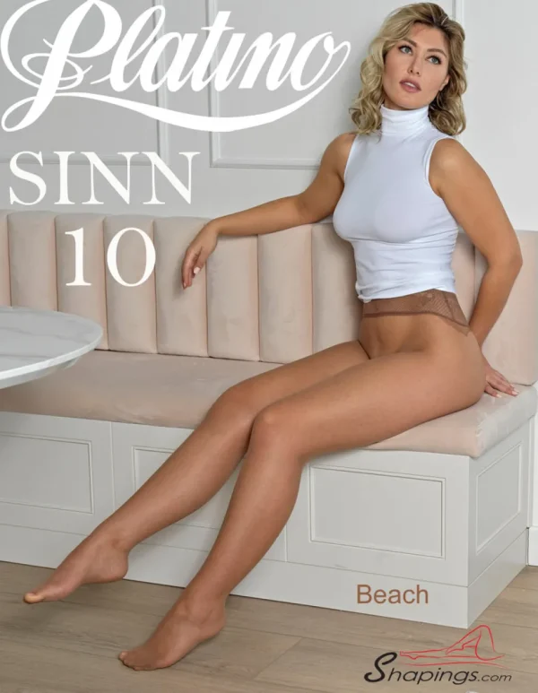 Women Platino Sinn 10 Seamless Pantyhose