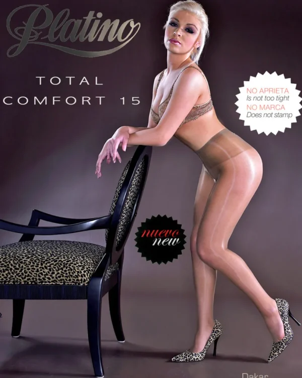 Women Platino Total Comfort 15 Pantyhose