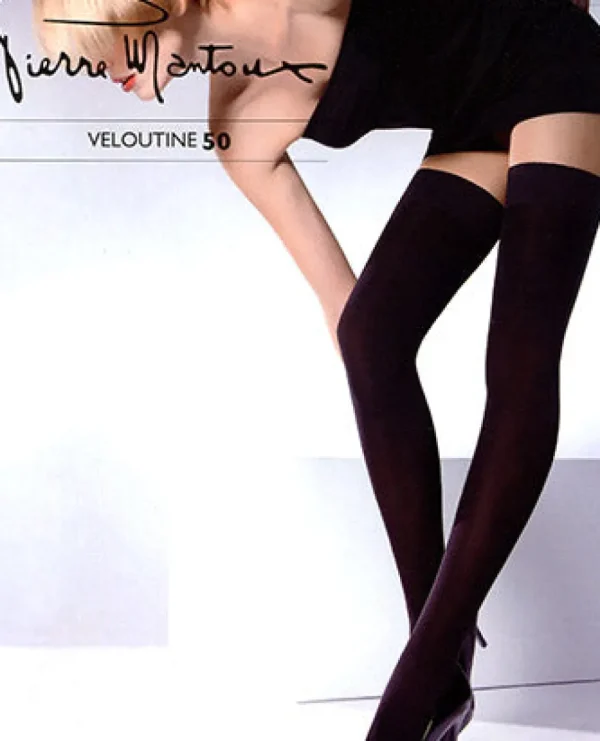 Women Pierre Mantoux Veloutine 50 Stay Ups